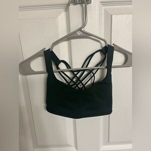 Lululemon Free to Be Bra, Size 4, A/B cup, Rainforest Green